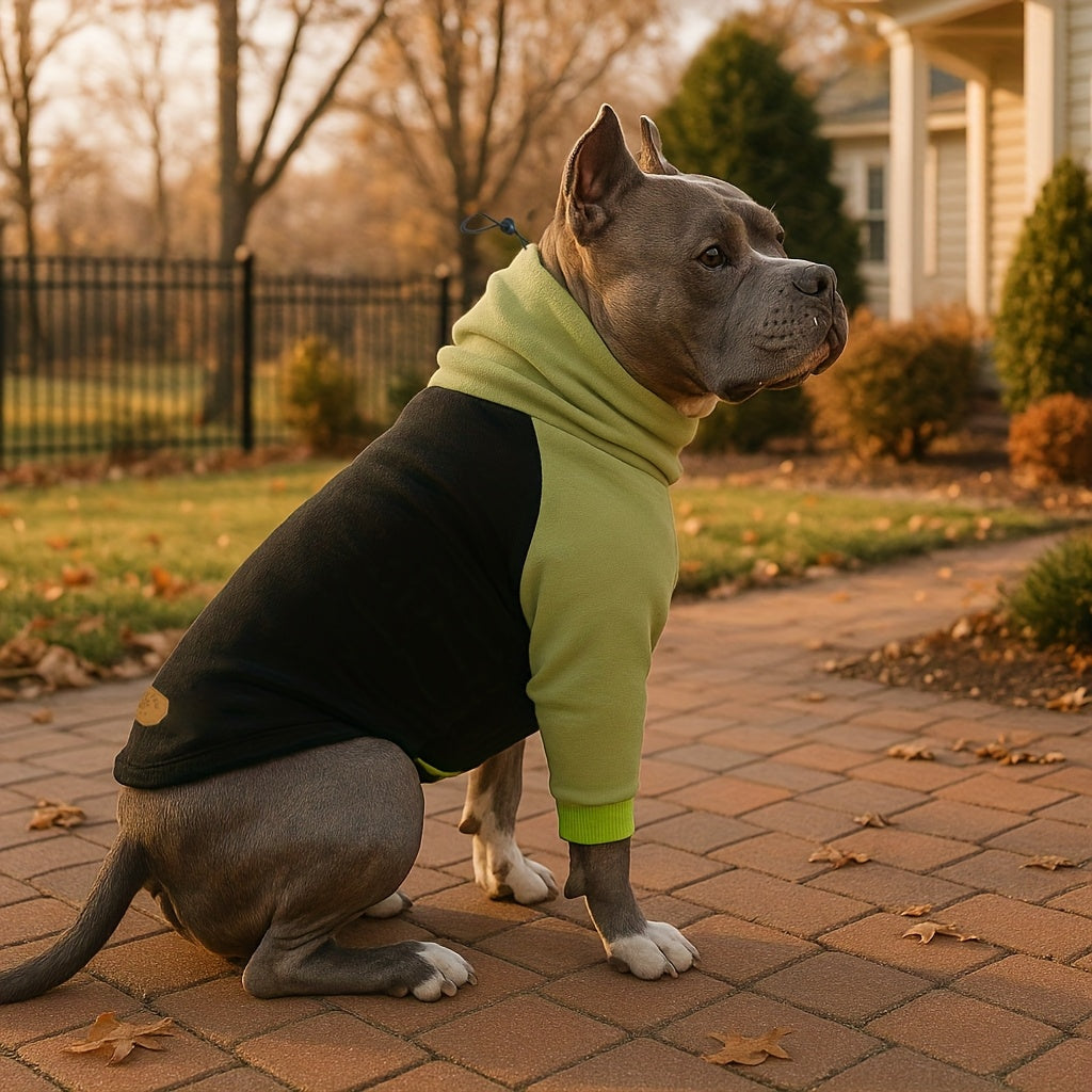 1pc Winter Warm Fleece Dog Sweater - High Neck Thick Pet Hoodie for Large and Medium Breeds - Polyester Pullover Jumpsuit for Autumn and Winter - Machine Washable Dog Outfit for Golden Retrievers, Labradors, and More