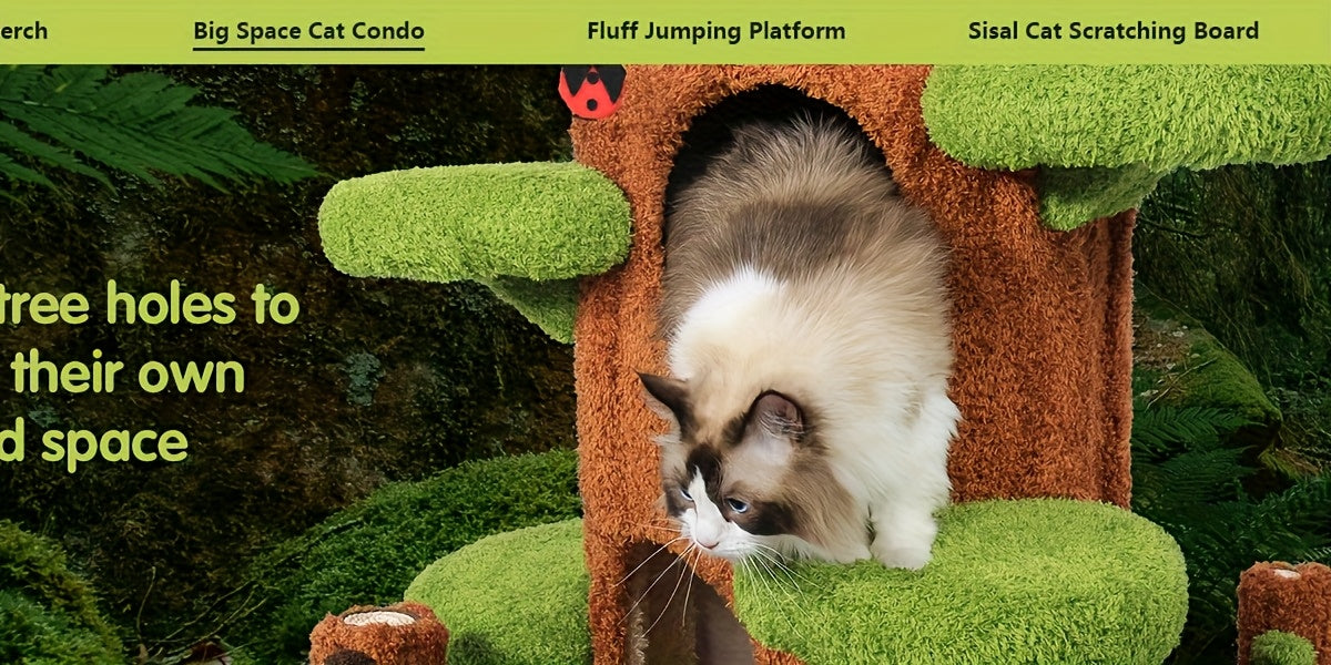 88.6" Extra Large Cat Tree Tower, Solid Wood Cat Tree, Luxury Cat Stuff Clearance, Cat Bed for Multi-Cat Households, Cat Toys for Indoor, Cat Scratcher, Cat Condo, Local Warehouse Cat House, Cat Scratching Post, Cat Climbe Fu