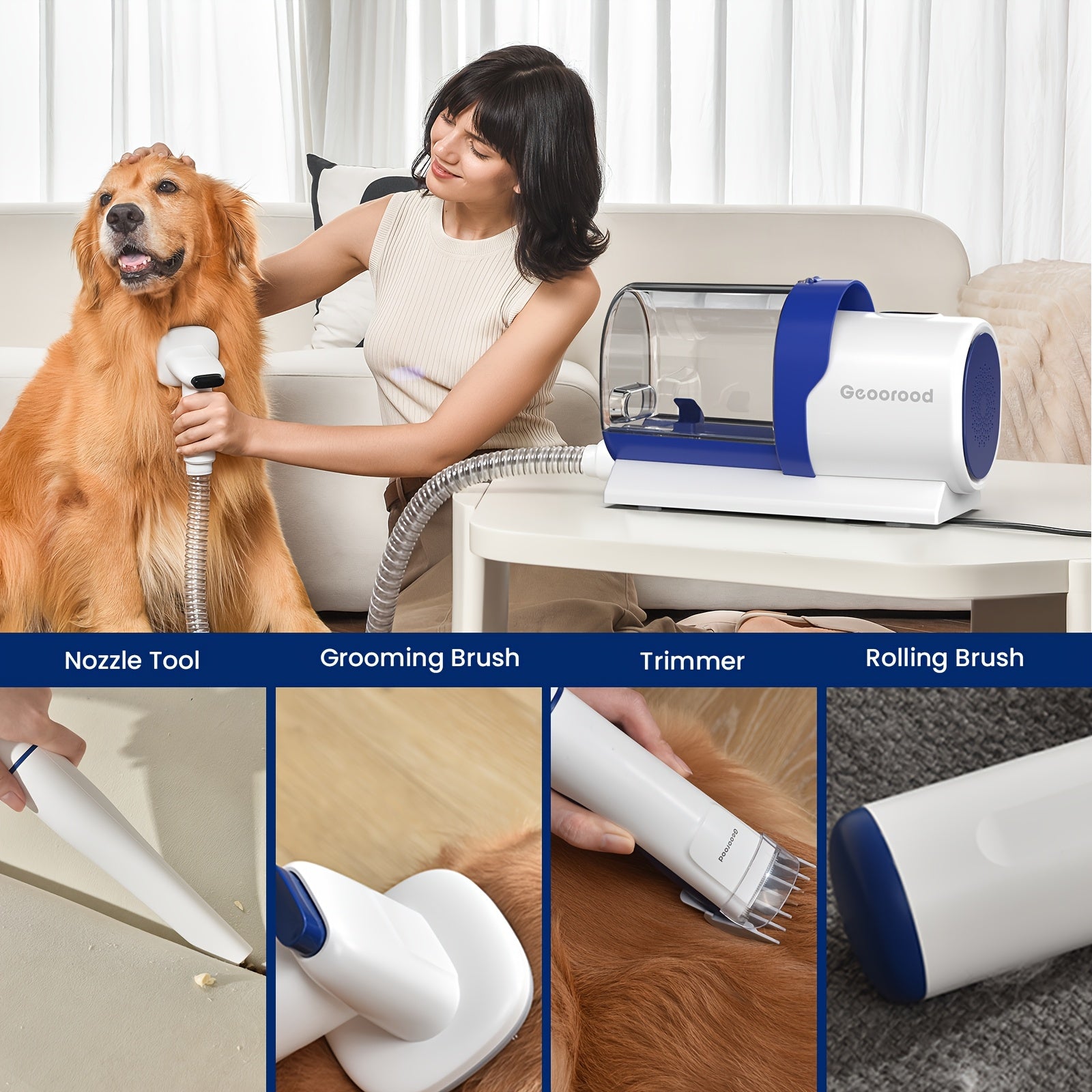Pro Grooming Vacuum Kit