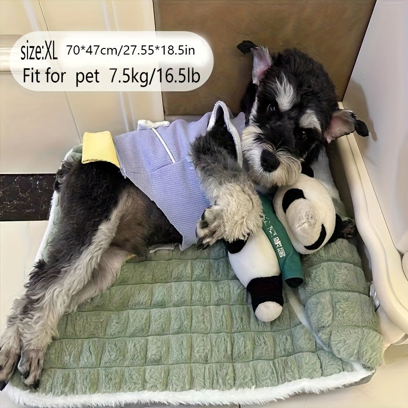 Four Seasons Dog Mat, Universal Kennel, Sleeping Nest with Winter Removable And Washable Floor Mat, Dog Sleeping Mat, Pet Soft Spine Protection, Dog Bed, Pet Sleeping Pad, Removable Mat, Square Pet Bed, Highquality Pet Mat, B