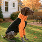 1pc Winter Warm Fleece Dog Sweater - High Neck Thick Pet Hoodie for Large and Medium Breeds - Polyester Pullover Jumpsuit for Autumn and Winter - Machine Washable Dog Outfit for Golden Retrievers, Labradors, and More