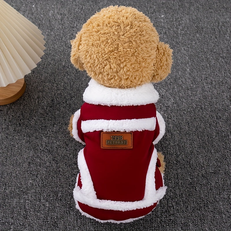 Pet Clothes Dog Sweater Cat Vest Autumn Winter Thickened Warm Puppy Coat Suitable for Small and Medium Dogs Spring Autumn Winter Warmth