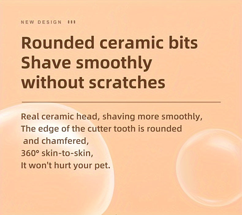 Pet Grooming Clippers with LED Light Support, Safe Low Noise, USB And Battery Longevity., Dog Clippers for Grooming, Pet Nail Clippers with Light, Dog Clippers, Dog Clippers for Grooming Professional, Pet Clippers Cordless, P