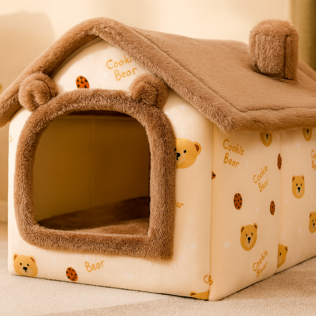 CozyPaws™ Foldable Cabin