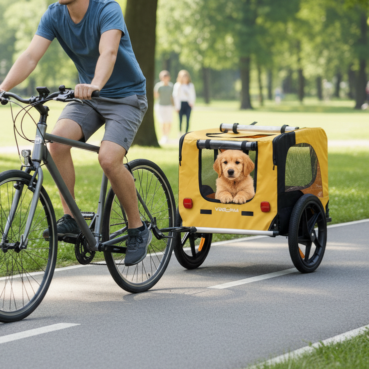 Stroller With Bicycle Tow