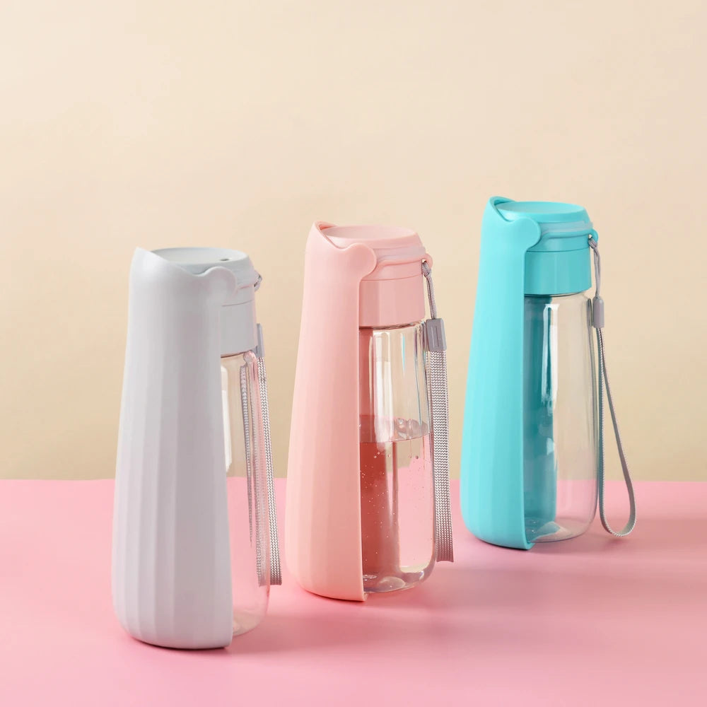 Portable Large Dog Water Bottle Outdoor Travel Walking Foldable Drinking Dispenser for Small Dogs Cats Labrador Pug Pet Supplies