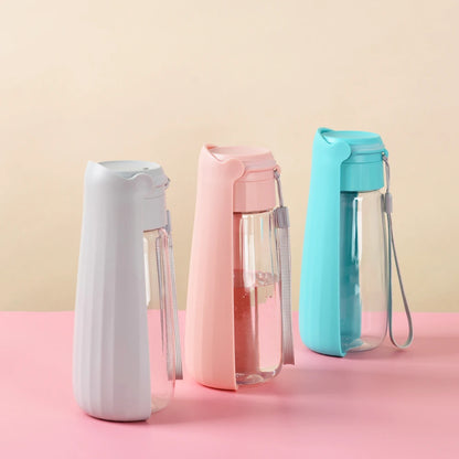 Portable Large Dog Water Bottle Outdoor Travel Walking Foldable Drinking Dispenser for Small Dogs Cats Labrador Pug Pet Supplies