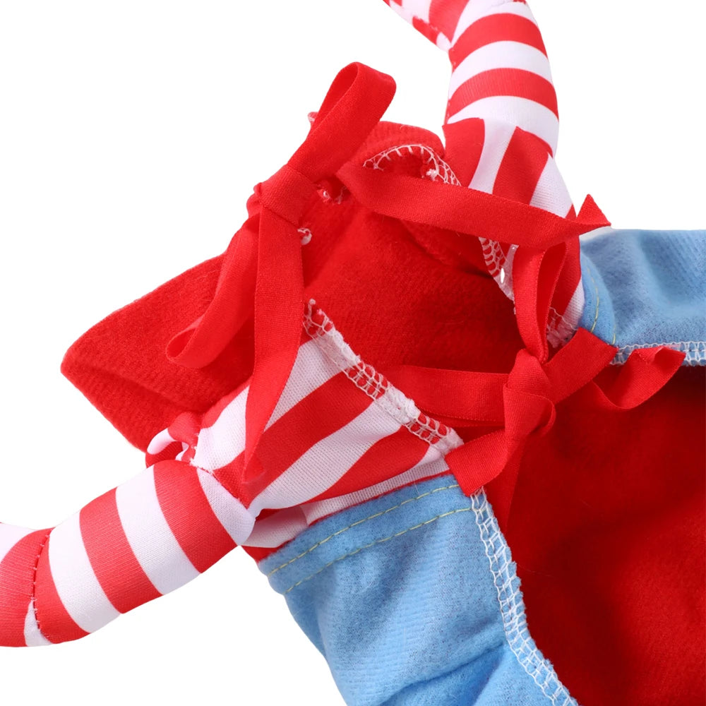 Funny Halloween Pet Costume Cat Cosplay Clothes Holding Knife Puppy Kitten Festival Dress Up Apparel Shirt Cats Dogs Party Gifts