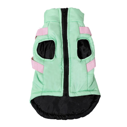 Puppy Clothes with Harness Winter Warm Dog Jacket for Small Medium Dogs Cats Apparel Chihuahua French Bulldog Pug Pet Costume