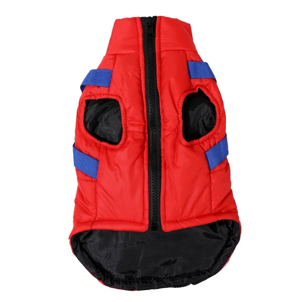 Puppy Clothes with Harness Winter Warm Dog Jacket for Small Medium Dogs Cats Apparel Chihuahua French Bulldog Pug Pet Costume