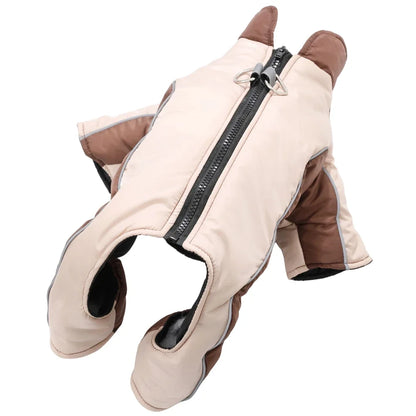 Winter Reflective Dog Clothes Jumpsuit For Small Medium Dogs Waterproof Warm Puppy Jacket Overalls Chihuahua Pet Onesie Outfits