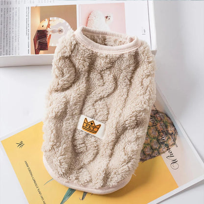 Soft Cozy Cat Clothes Autumn Winter Warm Fleece Sweatshirt for Small Dogs Puppy Kitten Jacket Coat Pet Sphynx Costume Sweater
