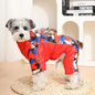 Winter Reflective Dog Clothes Jumpsuit For Small Medium Dogs Waterproof Warm Puppy Jacket Overalls Chihuahua Pet Onesie Outfits