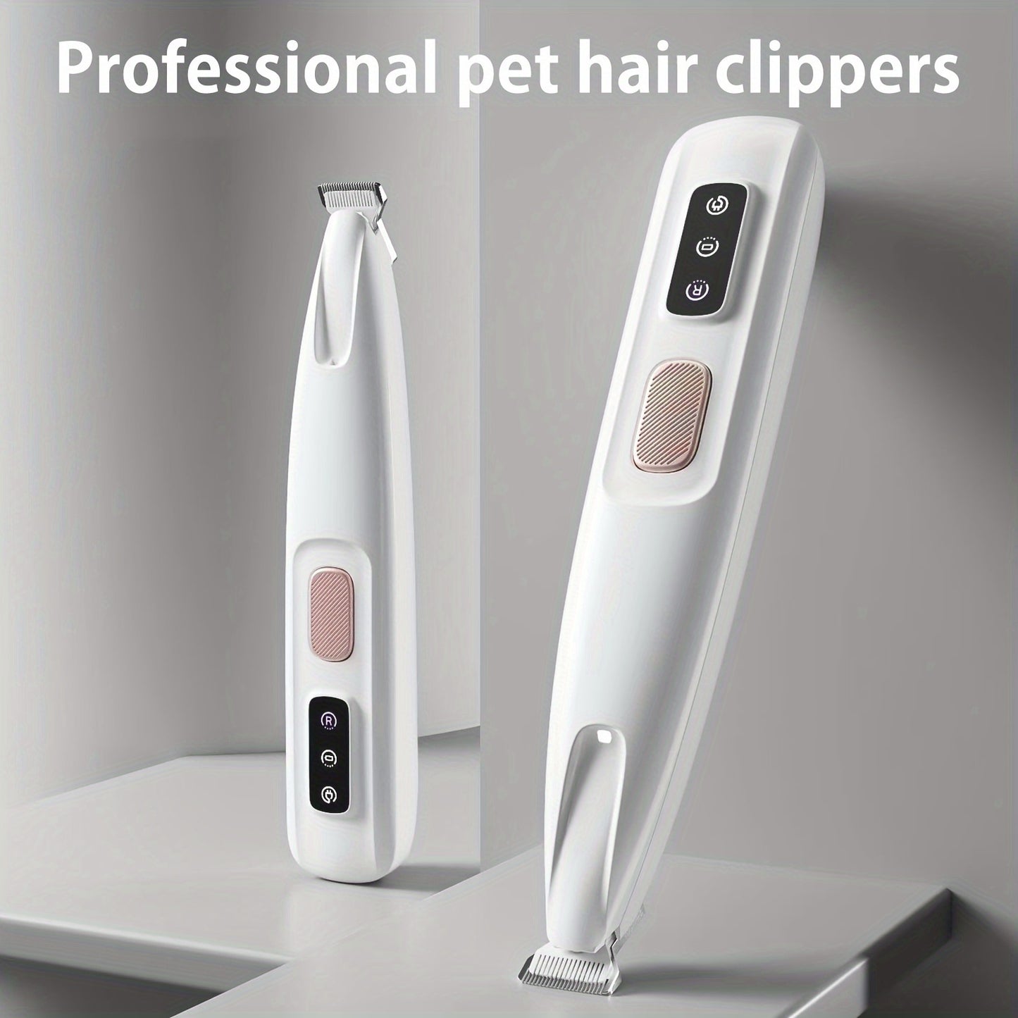 Pet Grooming Clippers with LED Light Support, Safe Low Noise, USB And Battery Longevity., Dog Clippers for Grooming, Pet Nail Clippers with Light, Dog Clippers, Dog Clippers for Grooming Professional, Pet Clippers Cordless, P