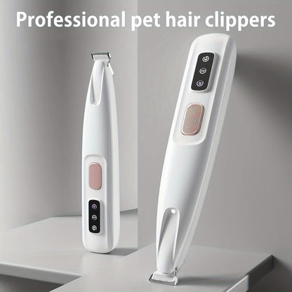 Pet Grooming Clippers with LED Light Support, Safe Low Noise, USB And Battery Longevity., Dog Clippers for Grooming, Pet Nail Clippers with Light, Dog Clippers, Dog Clippers for Grooming Professional, Pet Clippers Cordless, P