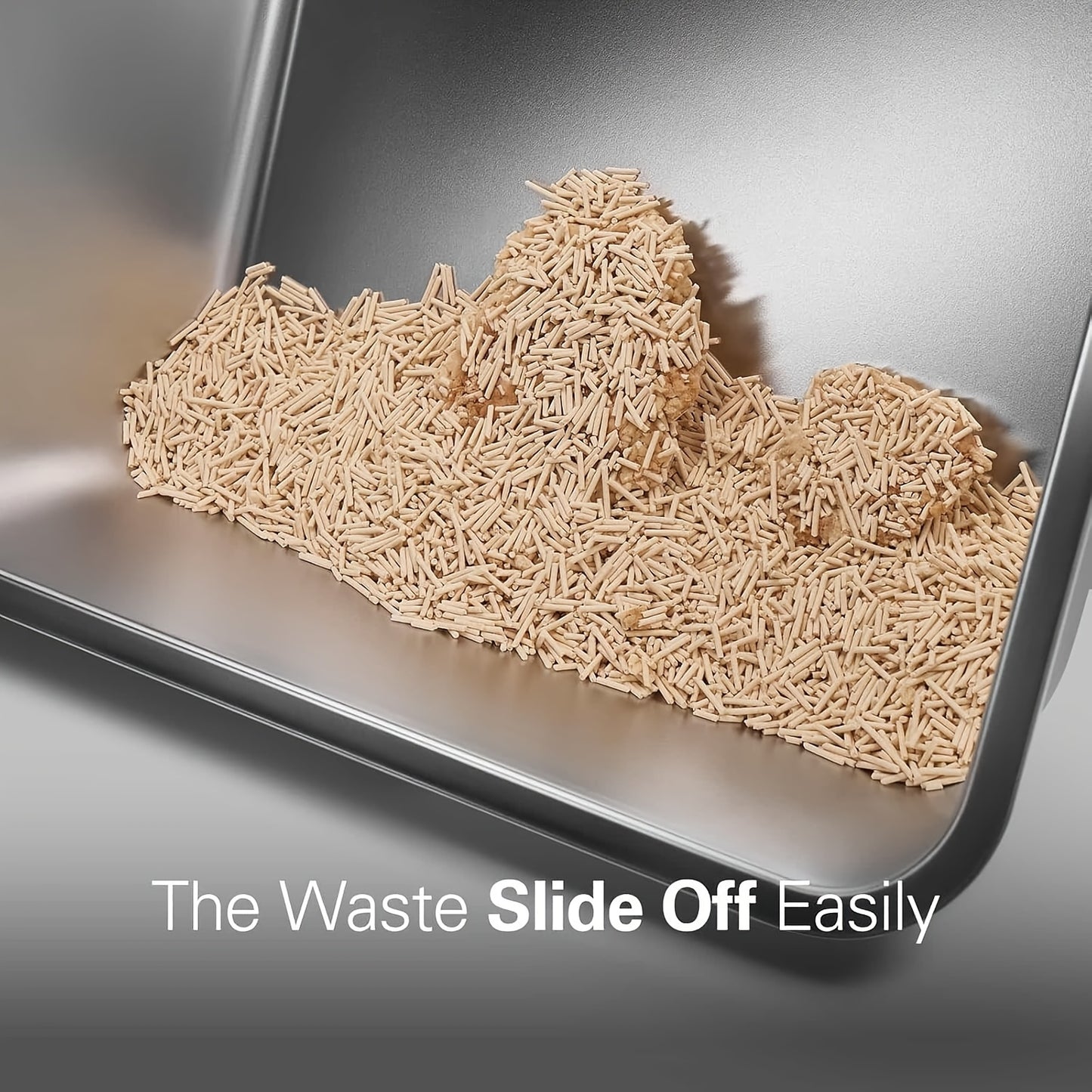 Heavy Duty Large Stainless Steel Cat Litter Box, Rust-Proof, Easy to Clean, for Big Cats and Rabbits, Long-Lasting Durability