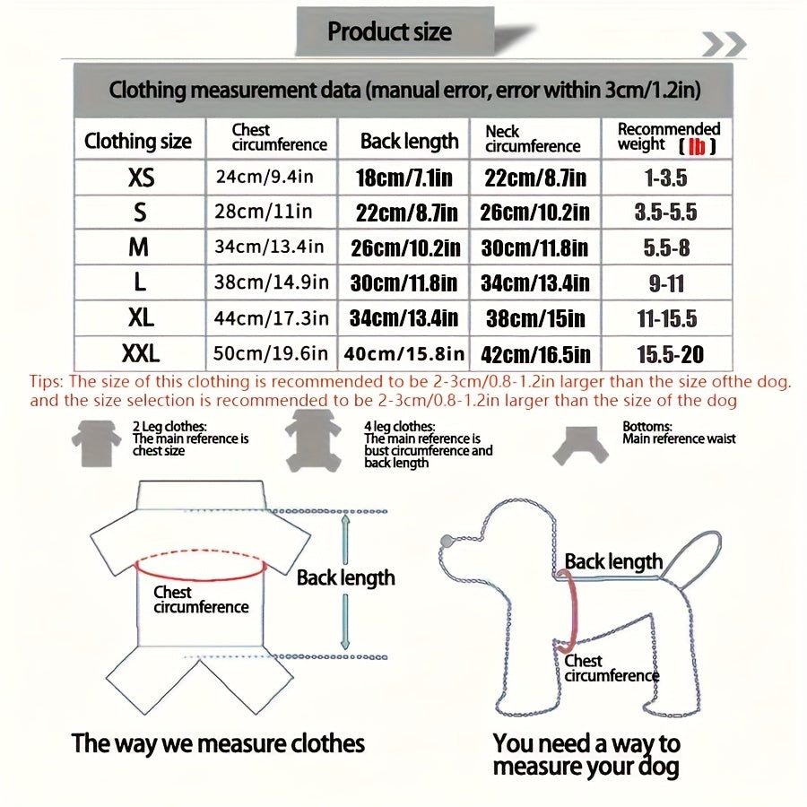 Pet Clothes Dog Sweater Cat Vest Autumn Winter Thickened Warm Puppy Coat Suitable for Small and Medium Dogs Spring Autumn Winter Warmth