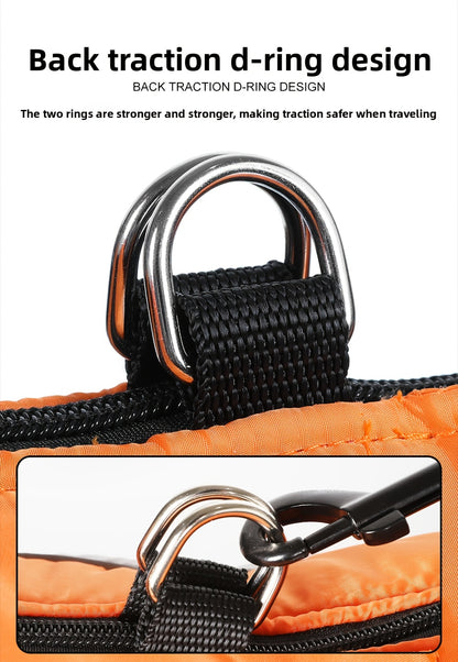 Dog Winter Jacket - Windproof High Neck Pet Coat with Zipper Closure, Warm Thermal Insulation for Small & Medium Dogs, Cute OrangeRed - Cold Weather, Machine Washable Dog Sweater For Winter & Spring, Dog Winter Clothes, Durab