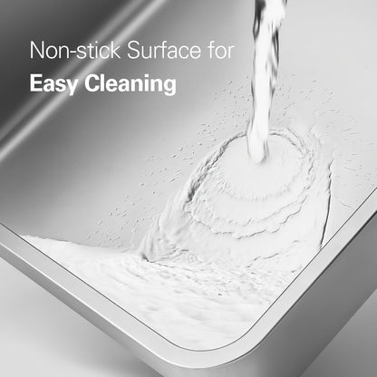 Heavy Duty Large Stainless Steel Cat Litter Box, Rust-Proof, Easy to Clean, for Big Cats and Rabbits, Long-Lasting Durability