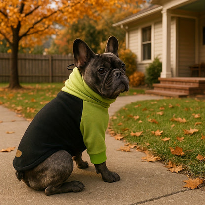 1pc Winter Warm Fleece Dog Sweater - High Neck Thick Pet Hoodie for Large and Medium Breeds - Polyester Pullover Jumpsuit for Autumn and Winter - Machine Washable Dog Outfit for Golden Retrievers, Labradors, and More