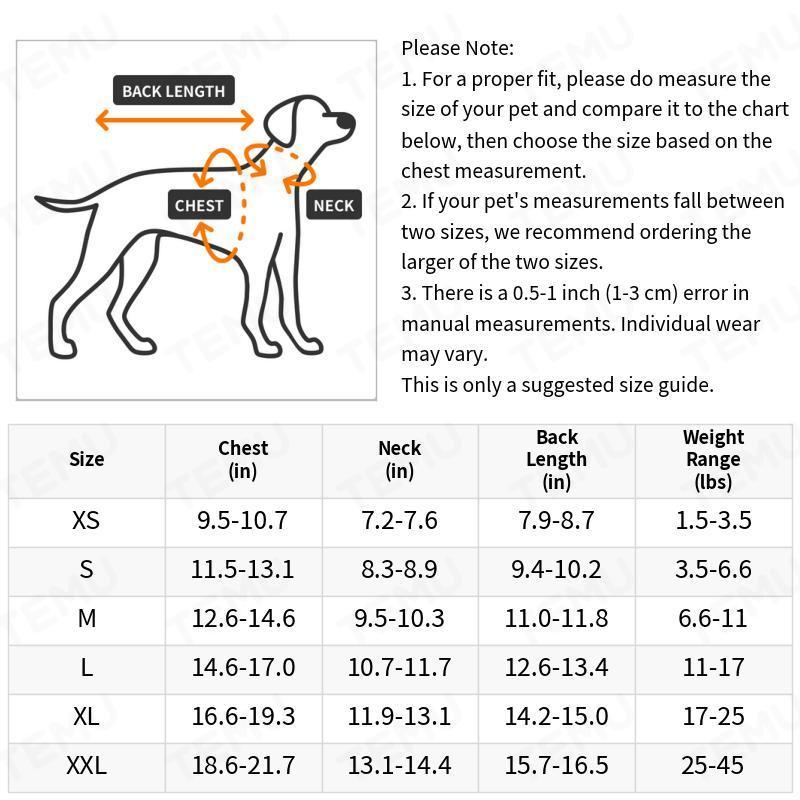 [Dirt-Resistant Pet Clothing] Thick And Dirt-Resistant Dog And Cat Pet Clothing | Ribbed Cuffs, Foldable High Collar, Textured Feel, Comfortable And Breathable, Suitable for Small, Medium, And Large